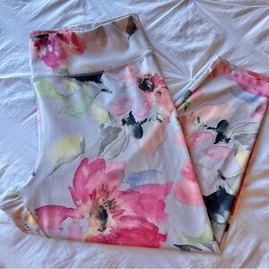Jockey Floral Spandex Pants, XL